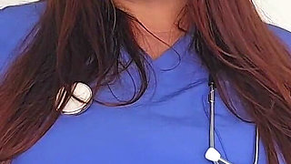 Sexy Homewrecking Nurse Reluctantly Fucks Married Doctor POV