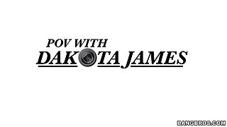Dakota James knows how to fuck my cock