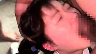 Asian hottie car blowjob fucking hardcore facial