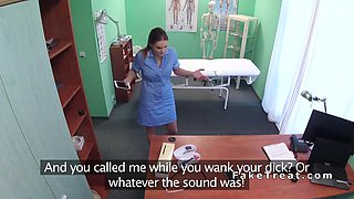 Doctor Licks And Fucks Brunette Nurse