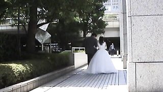Hardcore Japanese GFs featuring model's bridal scene