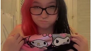 Goddess Squishy Titty Drop Compilation Busty Goth Emo Girl