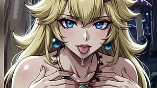 Gol Topless Animation Hot Princess Peach