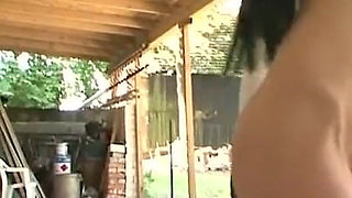 Humiliating candle dripping on ass