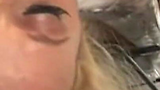 Blonde MILF Takes Thick Cock Deep in Ass
