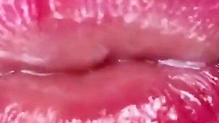 Two Princesses Mesmerize You with Their Sexy Bodies and Sticky Juicy Glossy Lipstick Kisses
