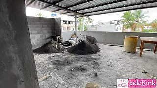 Voyeur Couple Fucking Hard in Public Construction Site - Big Ass Amateur Outdoor Sex