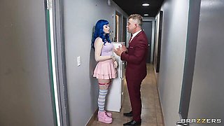 Jewelz Blu's blue hair sex by Brazzers Exxtra