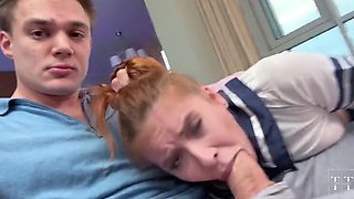 Luna Rishi Takes Tim Deen's Big Cock Deep in Her Throat While Cosplaying - Boyfriend Discovers Her Secret Income