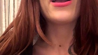 Big boobs milf masturbates with her dildo