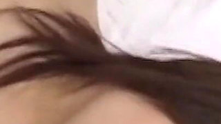 Young Asian Wife Takes Deep Strokes and Facial
