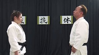 Asian slut Kana Kawai double blowjob and hardcore sex