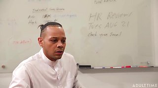 Lexi Lore And Petite Blonde - Gets Gangbanged In Her Office