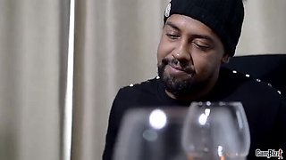 Poker Game Gone Wrong - Husband Loses Wife to Gangbang in Full House Bukkake