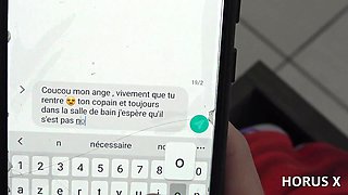 Cute French Teen Alice Drake Fucks a Snooping Tom
