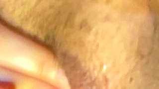 Rub my wet clitoris in the foreground, do you like it?