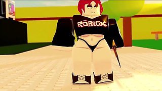 Redhair bitch getting her pussy fucked real hard outside the building