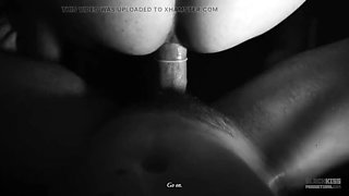 Black Kiss and Sally beg for rough anal - wife impales herself on Markus' cock until shaking orgasm (French homemade)