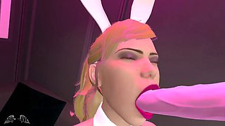 VirtualHeaven - POV Your a DILDO fucking Alexa in every whole. 3D animated Sex scene using the Quest 3. Captain Hardcore Hentai