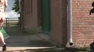 Humiliating with big red pussy