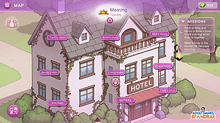 Sex Apartment 2: Grand Hotel Gameplay Part 2 - Spicy Encounters with Bella and Eva
