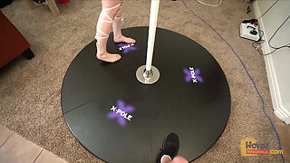 Jerked off by your stripper step-sister