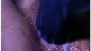 Thai-pussy Jerking In A Big Dildo