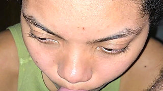 Feeding Cum and Piss to My Slut