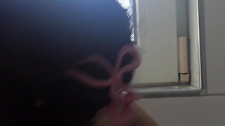 Wild Blowjob in the Shower - Mina Javed Goes Full Throttle