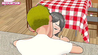 Stepbrother Ethan's Good Morning Kiss