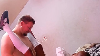 Handsome Man Fuck Black Student Missionary & Doggystylel