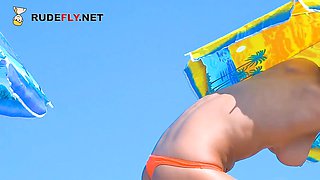 Everyone is excited when this nudist teen shows up