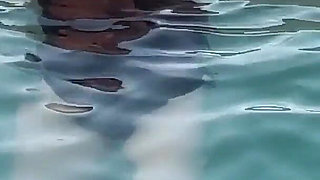 Beautiful Stepmother Takes Out Her Tits on the Beach so I Can Jerk off