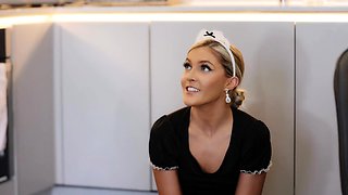scrubbing floors for a creampie