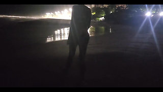 Hottie Walking Naked on the Beach, I Took Her to the Rocks and Fucked Her Until I Came Inside! See the Full Video on Sheer