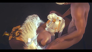 Genshin Impact Hentai - Ningguang Blowjob and Cunnilingus Uncensored - Japanese Asian Manga Anime Game Porn