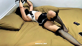 Fucking an 18+ School Cosplay Model in a Malay Hotel