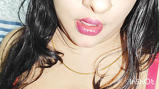 SARA NAIN - sexy brunette girl with nice body shows hot erotic things