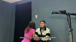 My Married Neighbor Ran Away From Her Husband After the Walk... to Ride My Big Cock and Fill Her Mouth with My Milk