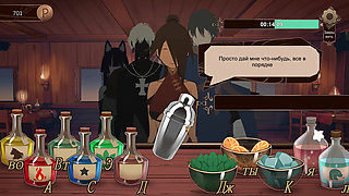 Finaly new girl in the tavern! She is hot and willing loosing a bet again!