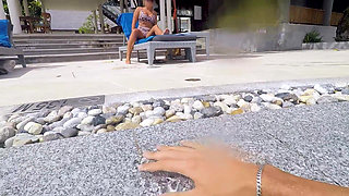 Picked up at the Pool, She Invited Me in Her Apartment!