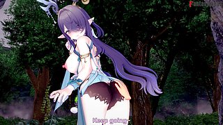 Lauma Gives a Hot Blowjob - Genshin Impact