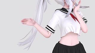 [MMD] ddiction Hontetsu Himeko + weak sound + words