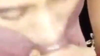 Best Blowjob by New Married Hot Wife with Face