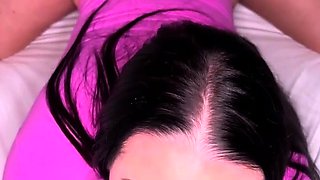 Angela White Swallows Cum After Sloppy Blowjob Onlyfans