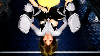 AWESOME SPIDERGIRL HARD FUCKED AT SUPERMARKET