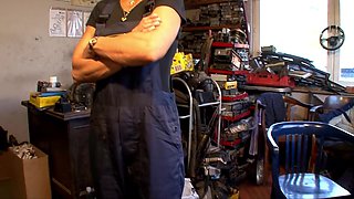 Sabine Weber In Blowjob At The Jankyard And Fucking On The Hood Of The Car