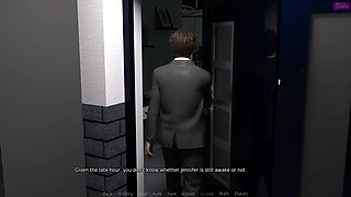 My Stepbrother's Wife #57 - Jennifer fingered herself while watching porn and kissed John - Demo