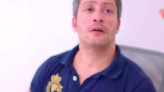 The MILF Secretary Sucked the Boss off Under the Desk Until He Came.