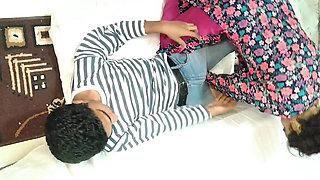 Little Step Sister was left naked by Step Brother